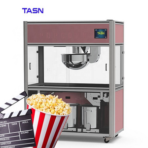 48OZ Movie Theater Popcorn Popper Commercial Electric Pop Corn Maker Automatic Sweet Caramel Popcorn Making Machine for Cinema