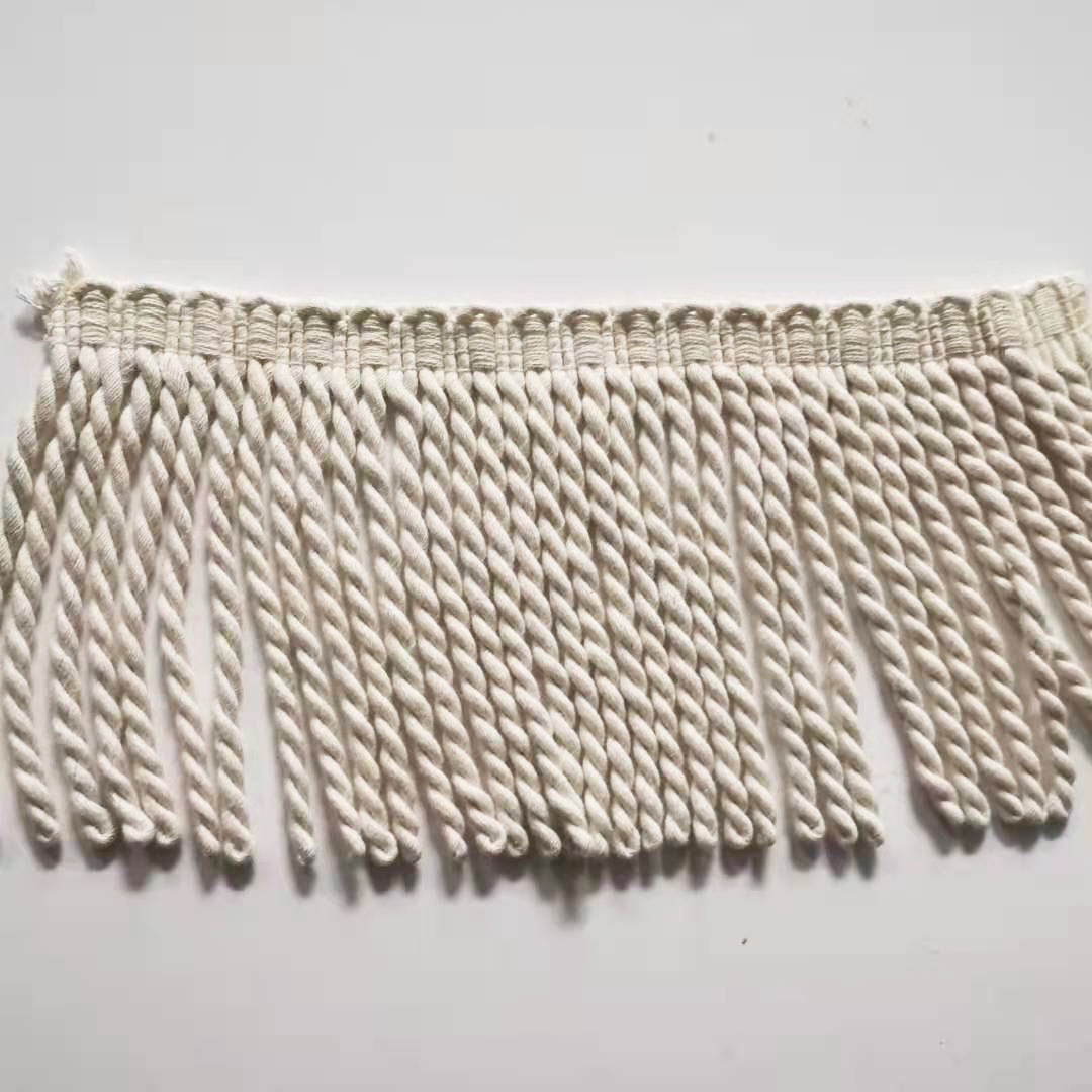 11CM cotton bullion fringe trim   Wholesale beach umbrella decorative accessories accessories tassel lace