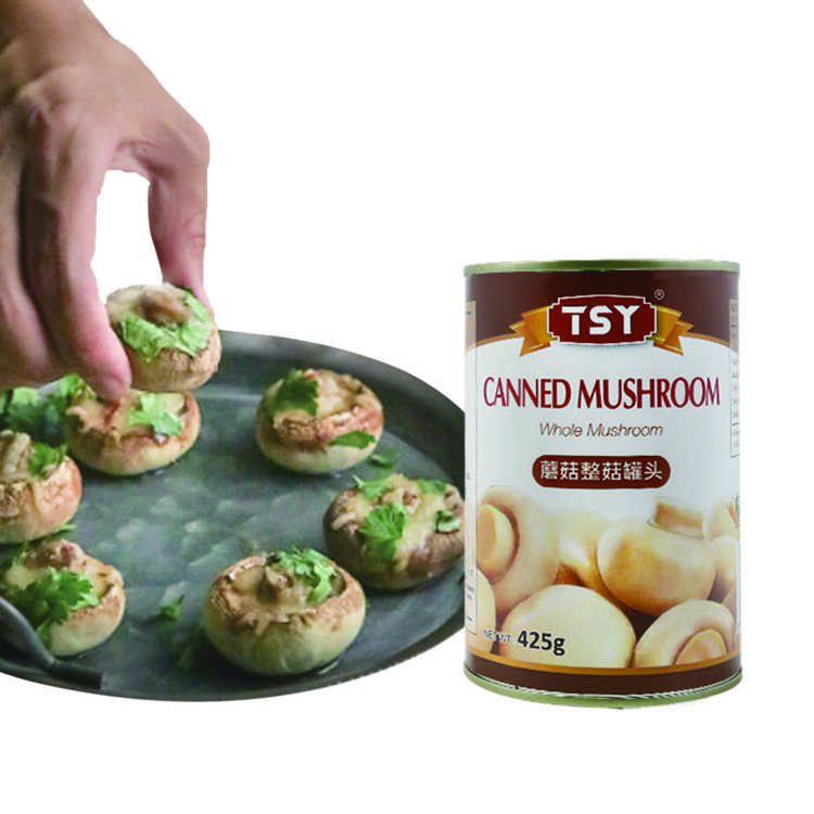 China Healthy Premium Quality Canned Food Whole Button Canned Mushrooms