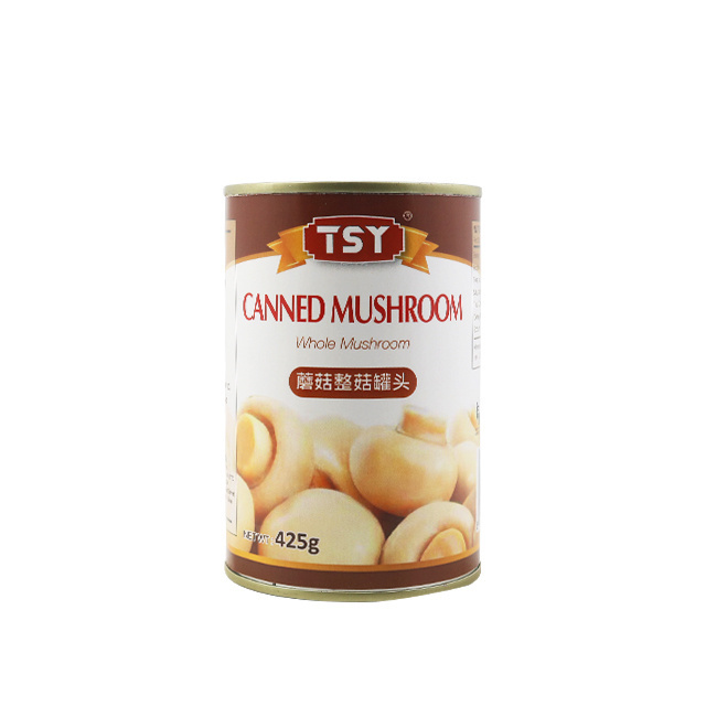 TSY Food Button Mushroom Price Canned Mushroom Food Suppliers In China