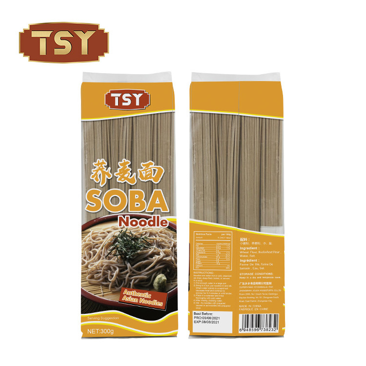 TSY Food Chinese Factory Direct Price Private Label Healthy Halal Hot Pot Dried Instant Wholesale Soba Noodles