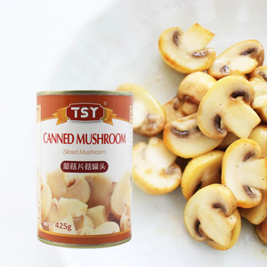 TSY Food Best Brands Fast Food Fresh White Sliced Canned Mushrooms