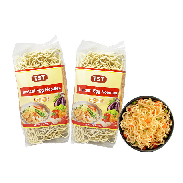 TSY Food Chinese Manufacturer OEM Brand Wholesale Noodles Bulk Dried Quick Cooking Instant Egg Noodle Price