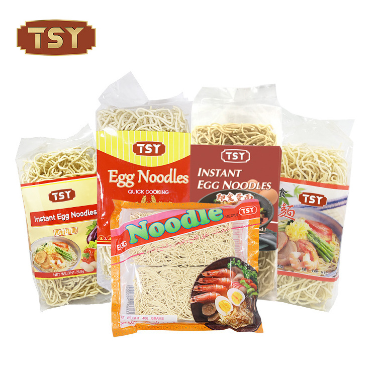 TSY Food Chinese Manufacturer OEM Brand Wholesale Noodles Bulk Dried Quick Cooking Instant Egg Noodle Price