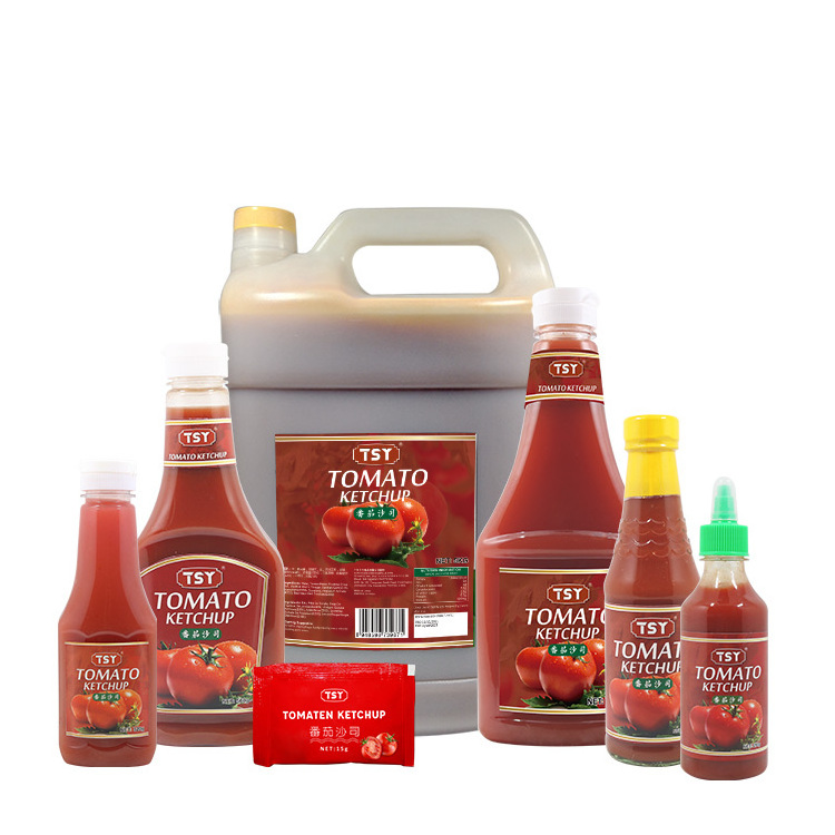 OEM Brand Halal Tomato Ketchup Chinese Factory Tomato Ketchup In Bulk