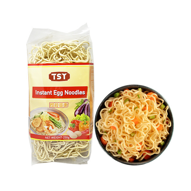 TSY Food Chinese Manufacturer OEM Brand Wholesale Noodles Bulk Dried Quick Cooking Instant Egg Noodle Price