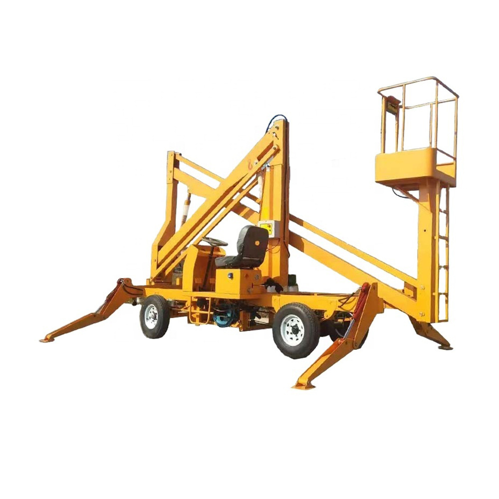 Competitive Price Good Quality Spider Boom Lift Towable Cherry Picker For Sale