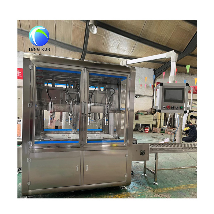 18L Fully automatic liquid weighing and dispensing filling machine Liquid edible oil filling machine