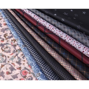 Wholesale 190T Polyester Tela Taffeta Fabric Vintage Printing for Jacket Clothed Lining Fabric