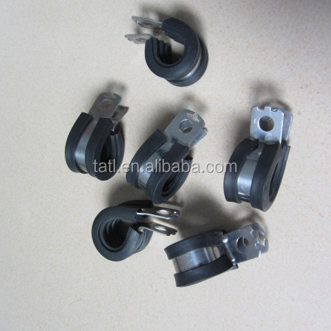 Rubber coated pipe clamps with ex-factory price