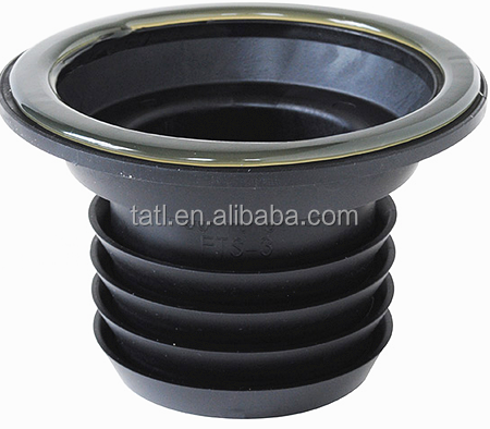 Custom rubber toilet flush valve seal