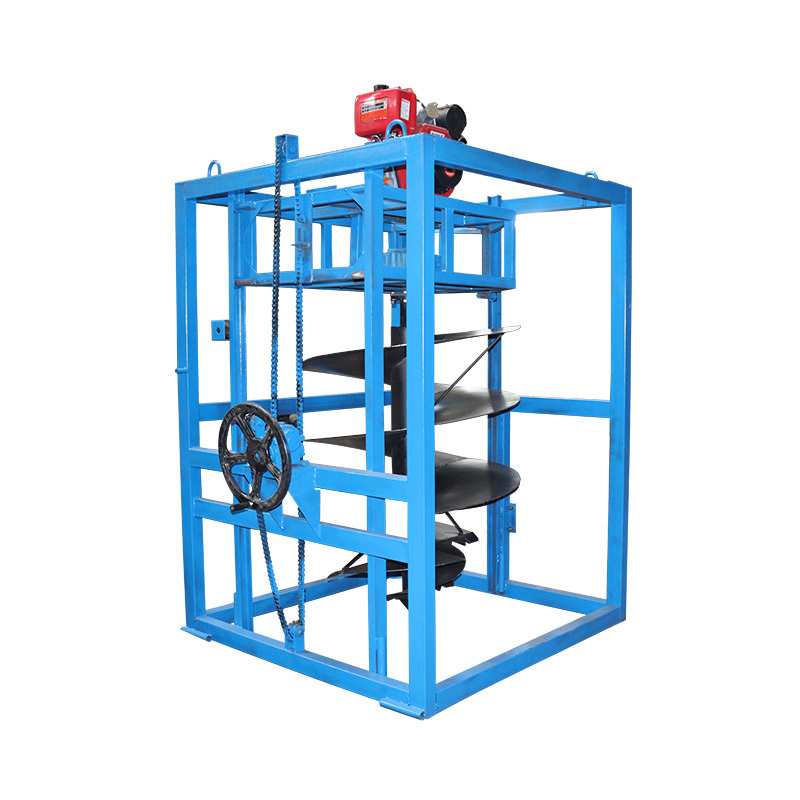 Digging Machinery Hydraulic Mini Earth Auger Pole Erection Machine Auger Bore Pile Foundation Machine