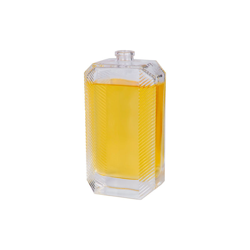 manufacture wholesale Rectangle 100ml design shape triangle shape perfume bottle