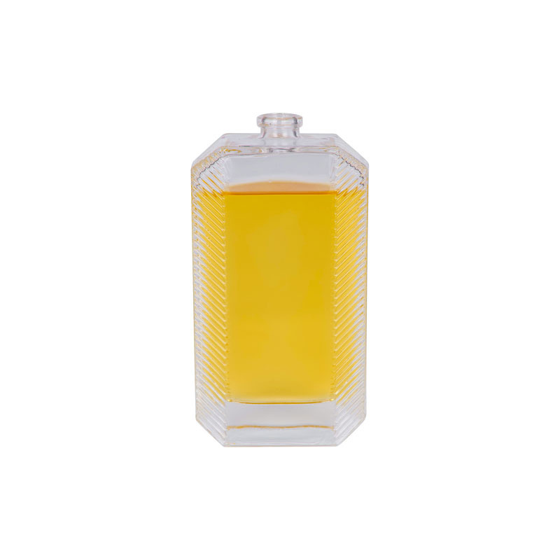 manufacture wholesale Rectangle 100ml design shape triangle shape perfume bottle