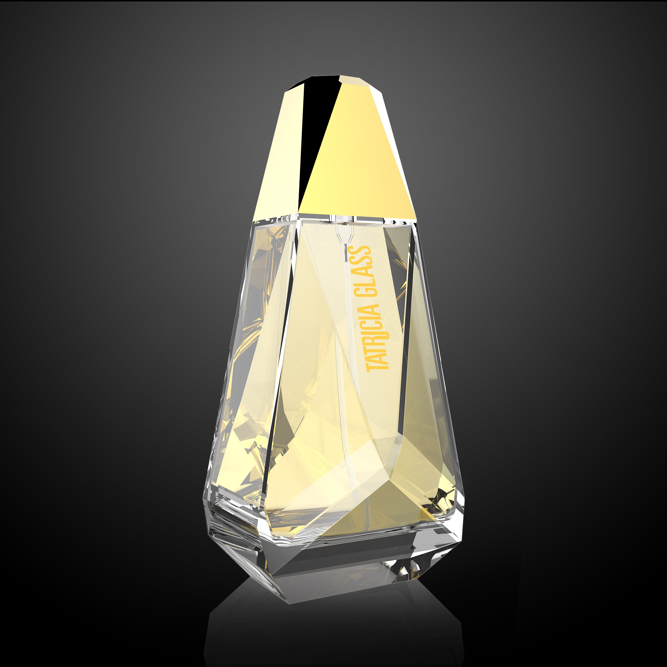 Factory direct OEM ODM crystal 50ml custom diamond shape unique glass empty perfume bottles