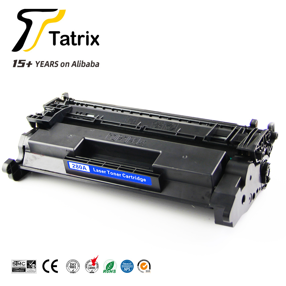 Tatrix 280A CF280A CF280 80A toner Premium Compatible Laser Black Toner Cartridge for HP Printer LaserJet Pro 400 M401a. CF280A