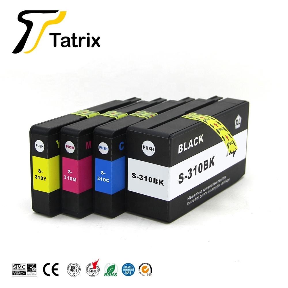 Tatrix S-310 Ink-310 INK-K310 INK-C310 INK-M310 INK-Y310 Remanufactured Ink Cartridge for Samsung SL-J352x J3560 J3570