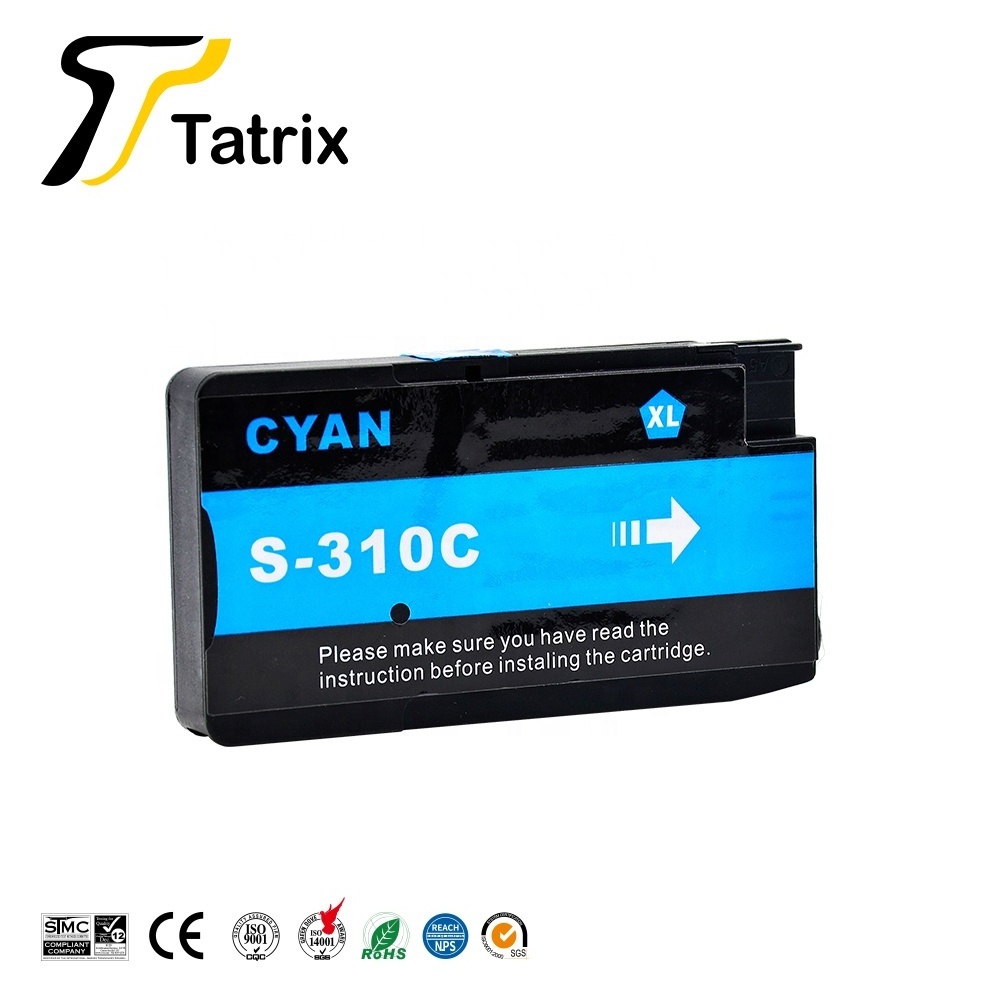 Tatrix S-310 Ink-310 INK-K310 INK-C310 INK-M310 INK-Y310 Remanufactured Ink Cartridge for Samsung SL-J352x J3560 J3570