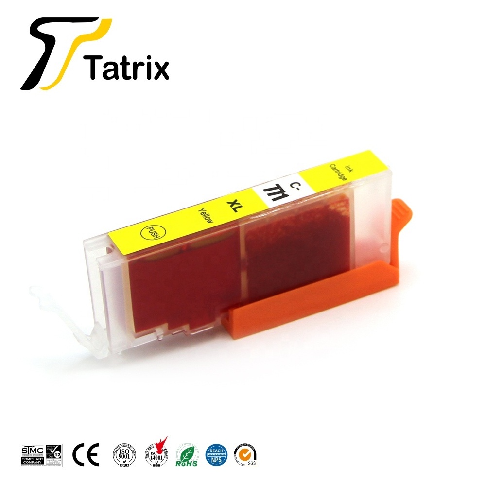 Tatrix PGI-770 CLi-771 PGI-770XL PGI770 CLI-771XL CLI771 Compatible Printer Ink Cartridge for Canon PIXMA MG5770 MG6870 MG7770