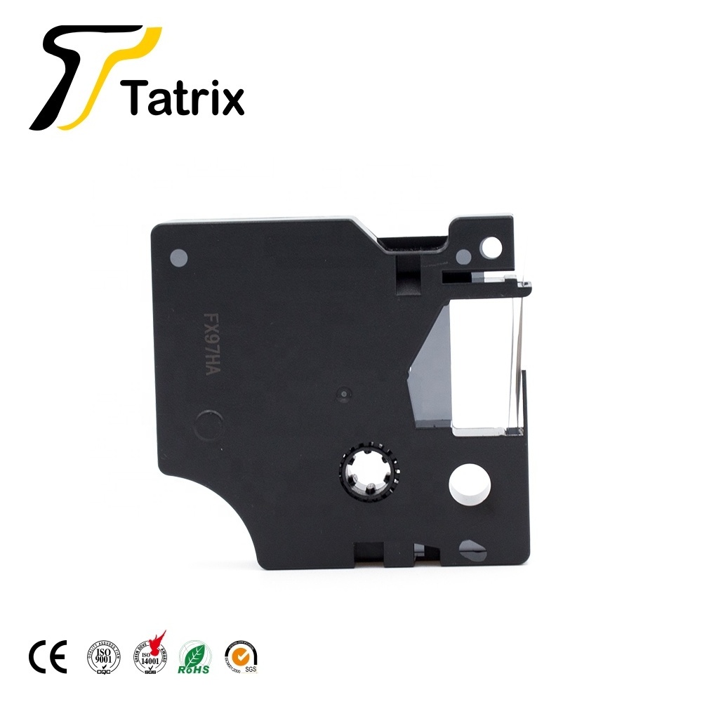 Tatrix 9mm Black on White Compatible Label Tape Cartridge 40913 for DYMO LabelManager 280 Printer