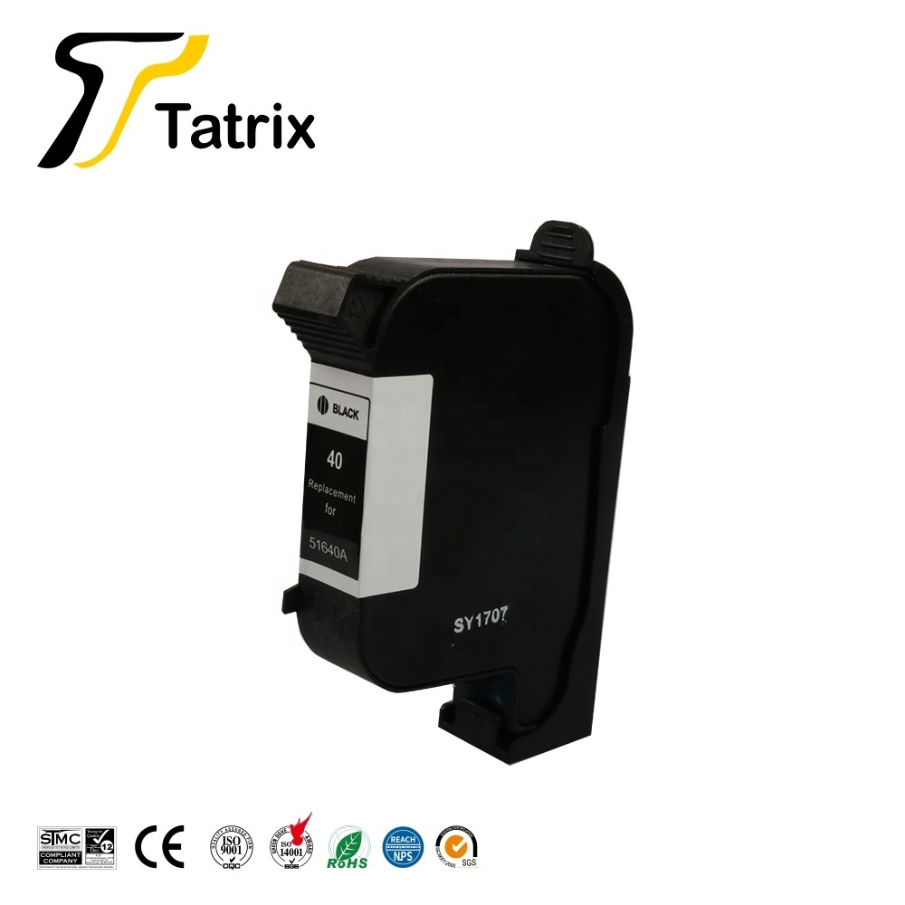 Tatrix hp45 ink cartridge hp45 Inkjet Plotter Remanufactured Black Inkjet Ink Cartridge 51645A 45a for Deskjet 710c Printer