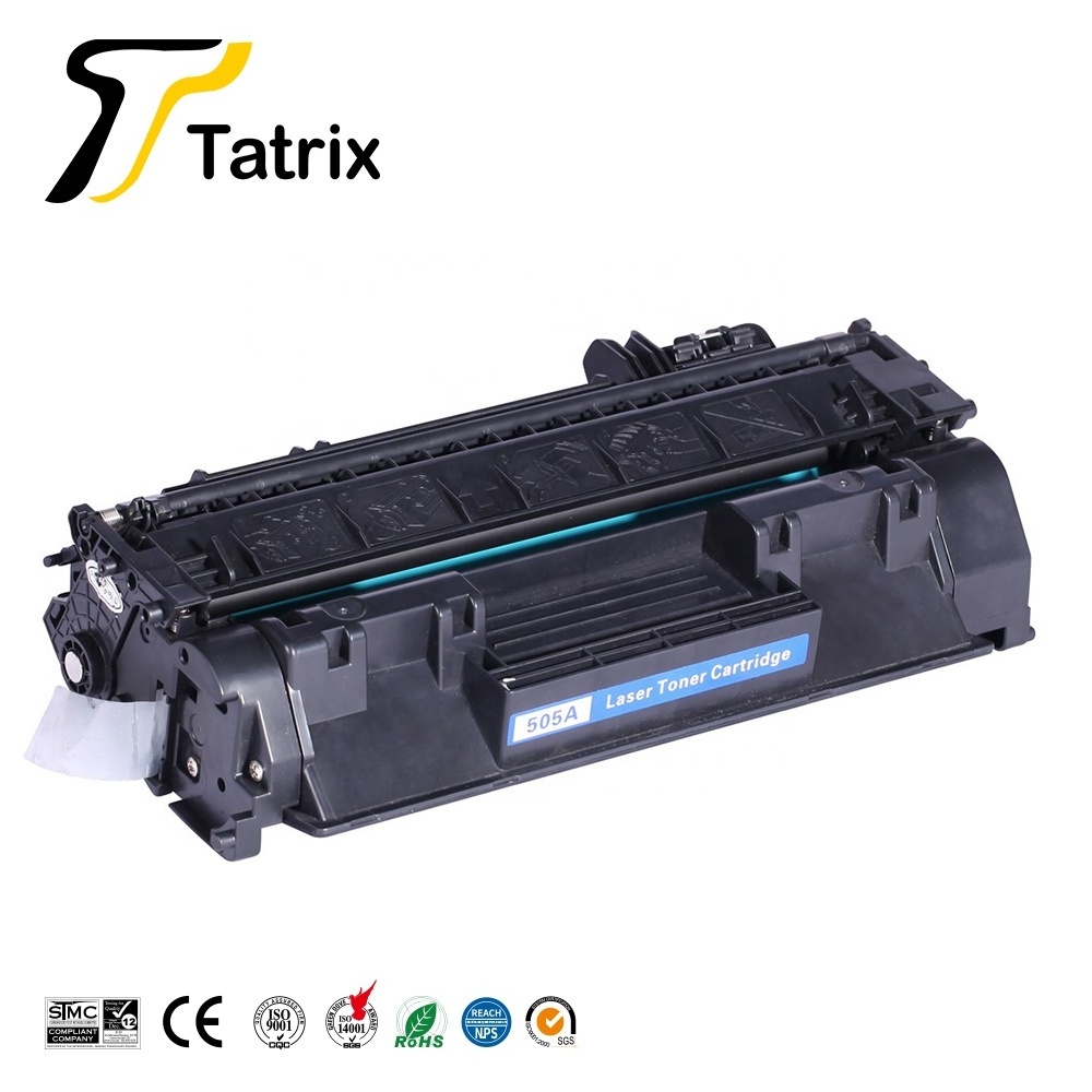 Tatrix 05A 505A CE505A 05 a Premium Compatible Laser Black Toner Cartridge for HP Laserjet P2055 Printer ce505a toner cartridge