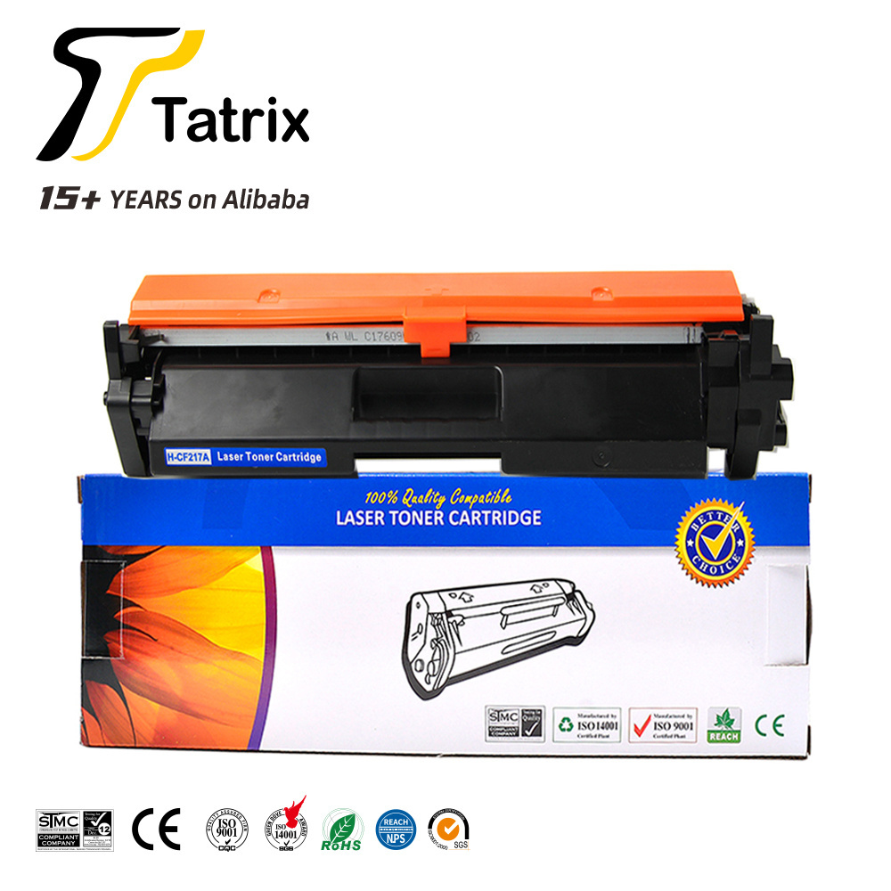 Tatrix for hp 17A Tonner cartridge CF217A Compatible Laser Black Toner Cartridge CF 217A 17A for HP Laserjet Pro M102a Printer