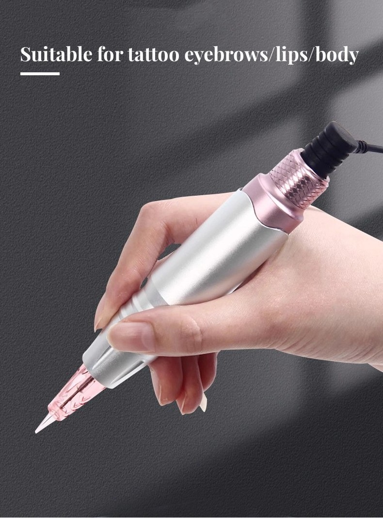 Ombre Eyebrows cartridge needle dermografo micropigmentation tattoo machine permanent makeup machine diy