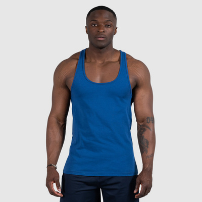 2024 Custom Logo Polyester Sports Muscle Bodybuilding Plain Gym Running Tops Stringer Fitness Mens Tank Top