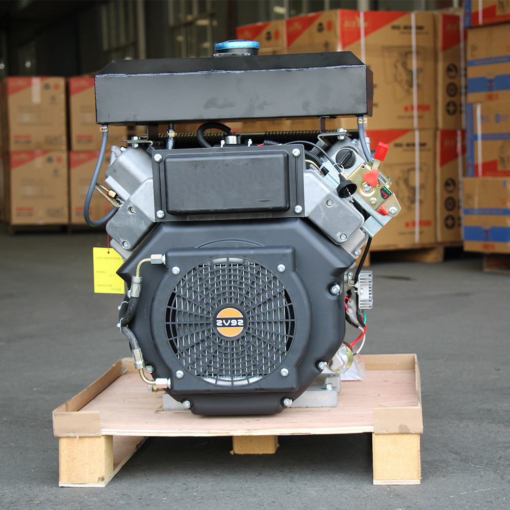 2V92F(E)High power weifang huasheng used cat 1006 diesel v twin engine