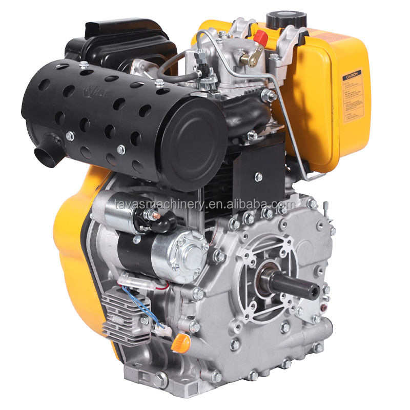 Air-cooled 188FA Single Cylinder diesel boat engine small 8.2 kW with Manual Start