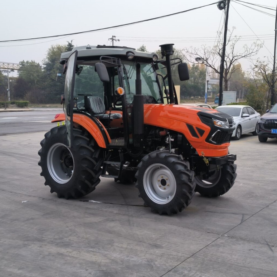 High quality 50HP 55HP 60HP 70HP 4wd farming agriculture tractor with Width Agricultural radial tire tractor