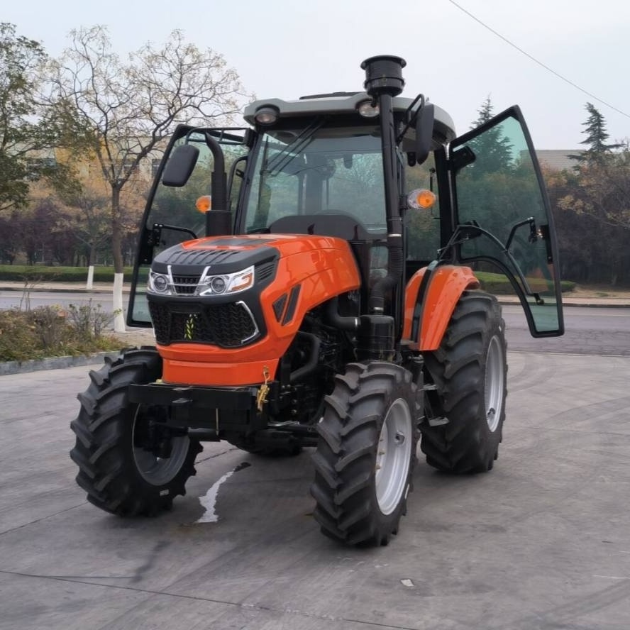 High quality 50HP 55HP 60HP 70HP 4wd farming agriculture tractor with Width Agricultural radial tire tractor