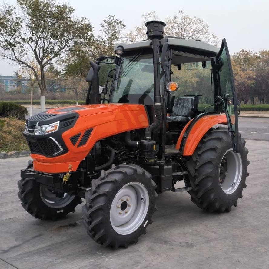 High quality 50HP 55HP 60HP 70HP 4wd farming agriculture tractor with Width Agricultural radial tire tractor