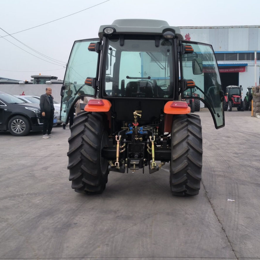 High quality 50HP 55HP 60HP 70HP 4wd farming agriculture tractor with Width Agricultural radial tire tractor