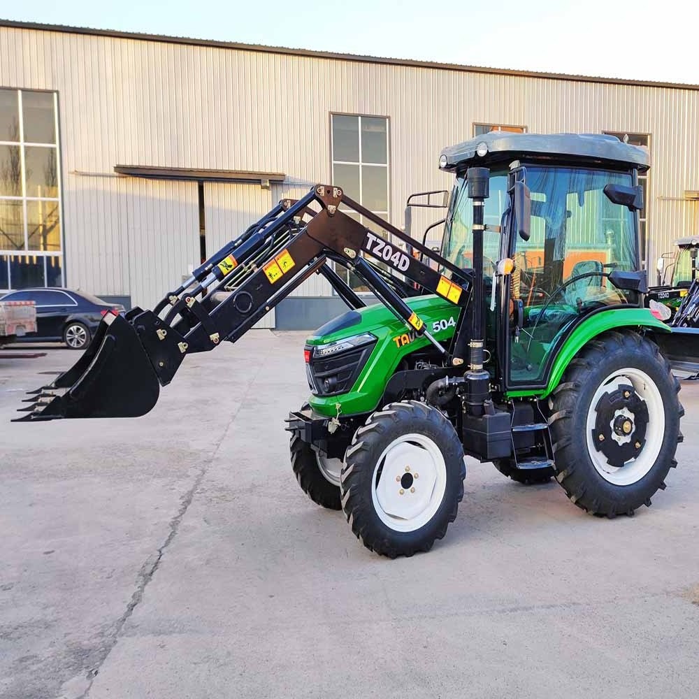 compact dozer farming 40 HP 50 HP 55 HP 4 W D farm tractors and tractor front end loader made in china by TAVOL