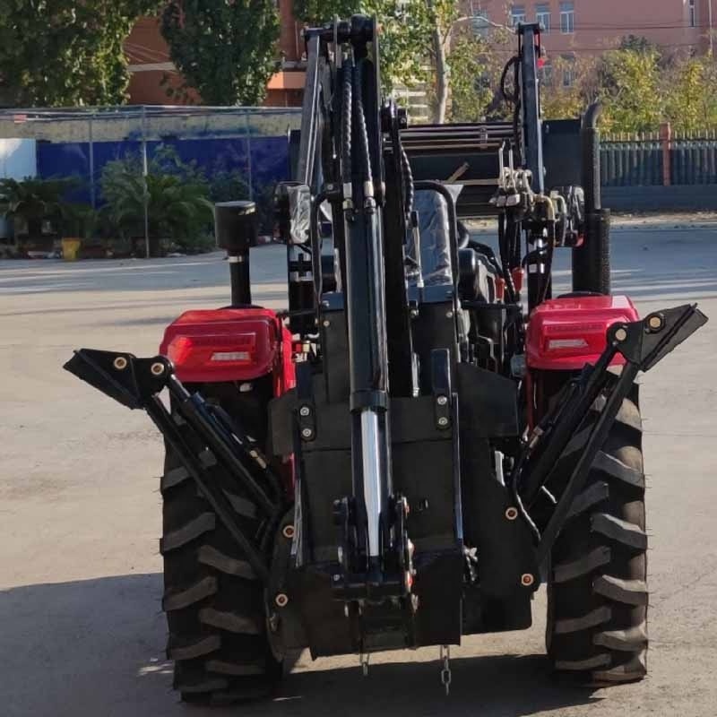 Operation Good Performance Self Power Towable PTO Backhoe for Trailer Max Ordinary Diesel Marketing Customized Key Engine Work