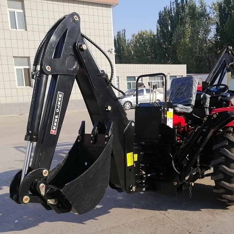 Operation Good Performance Self Power Towable PTO Backhoe for Trailer Max Ordinary Diesel Marketing Customized Key Engine Work