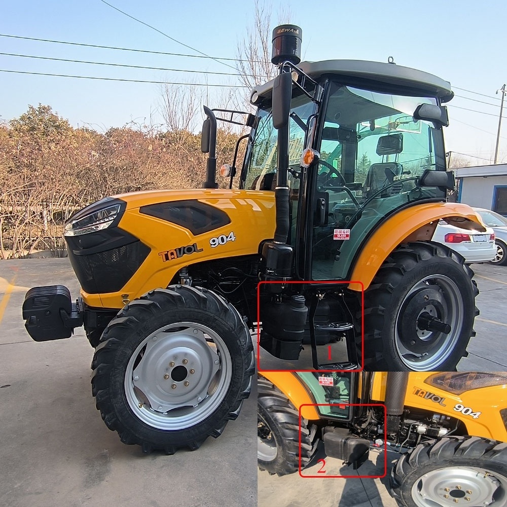 CE Certificate tractor price 2023 new design Farm Wheel Tractor 4X4 agriculture 90hp tractors for agriculture