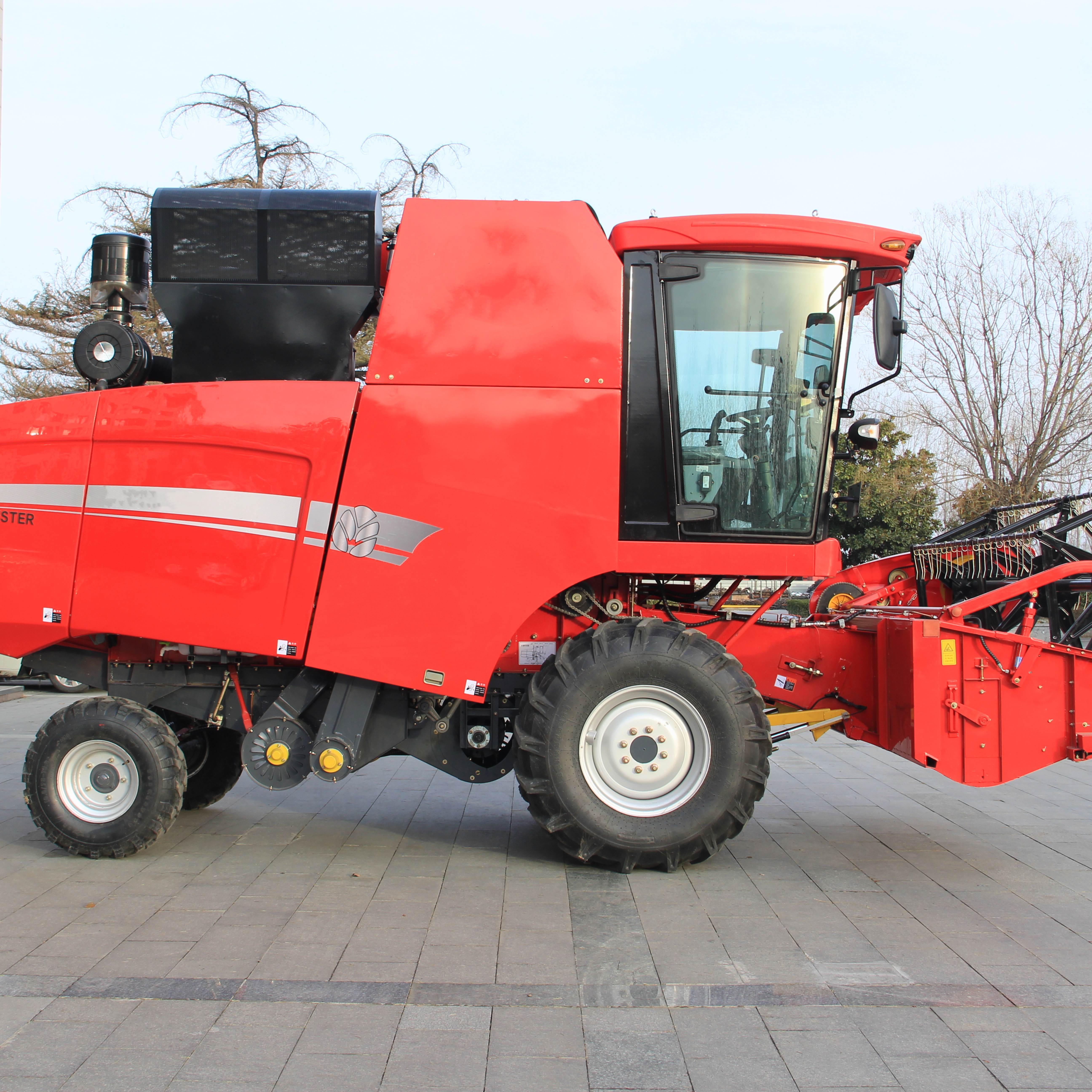 High quality mini combine silage harvester rice sugarcane small wheat olive bean mini harvesting machine