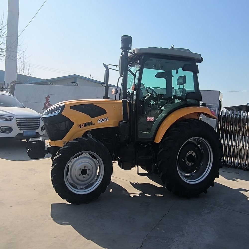 CE Certificate tractor price 2023 new design Farm Wheel Tractor 4X4 agriculture 90hp tractors for agriculture