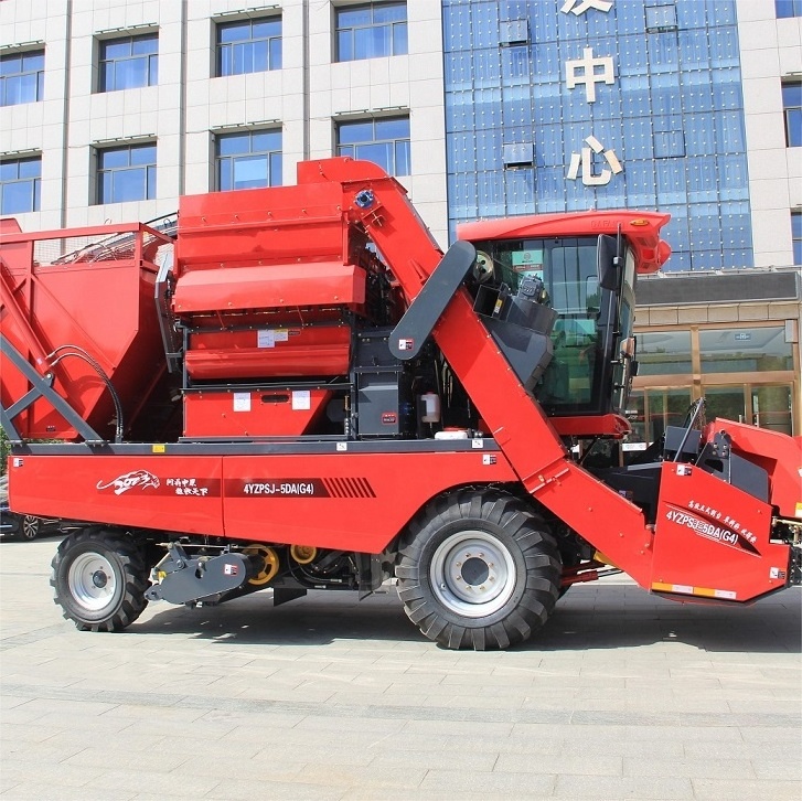 High quality  mini combine harvester rice corn used silage mini corn peanut harvester right freeze dryer for sale