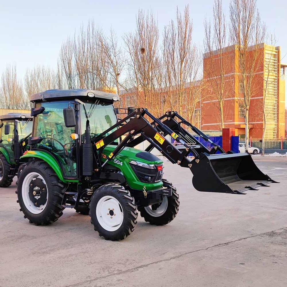 compact dozer farming 40 HP 50 HP 55 HP 4 W D farm tractors and tractor front end loader made in china by TAVOL