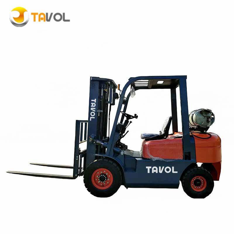 2024 new design LPG forklift gasoline with Side shift and Fork position  rack unit stacking rack forklift pallet storage