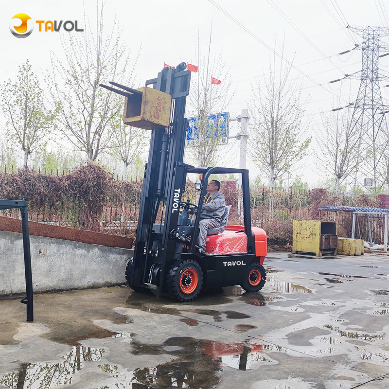 Diesel 5t 5ton 6000kg diesel forklift with 3 mast stage 4500mm lifting height with EPA