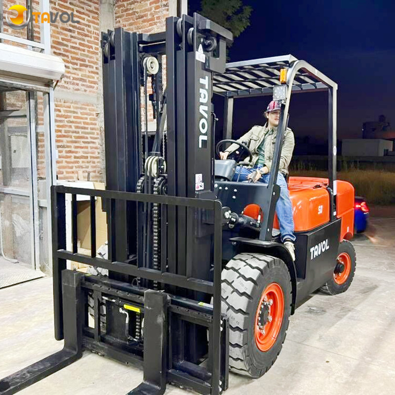 High Quality New 5 6 7 8.5 10 Ton Counterbalance Diesel Forklift for Factory Wholesale Price