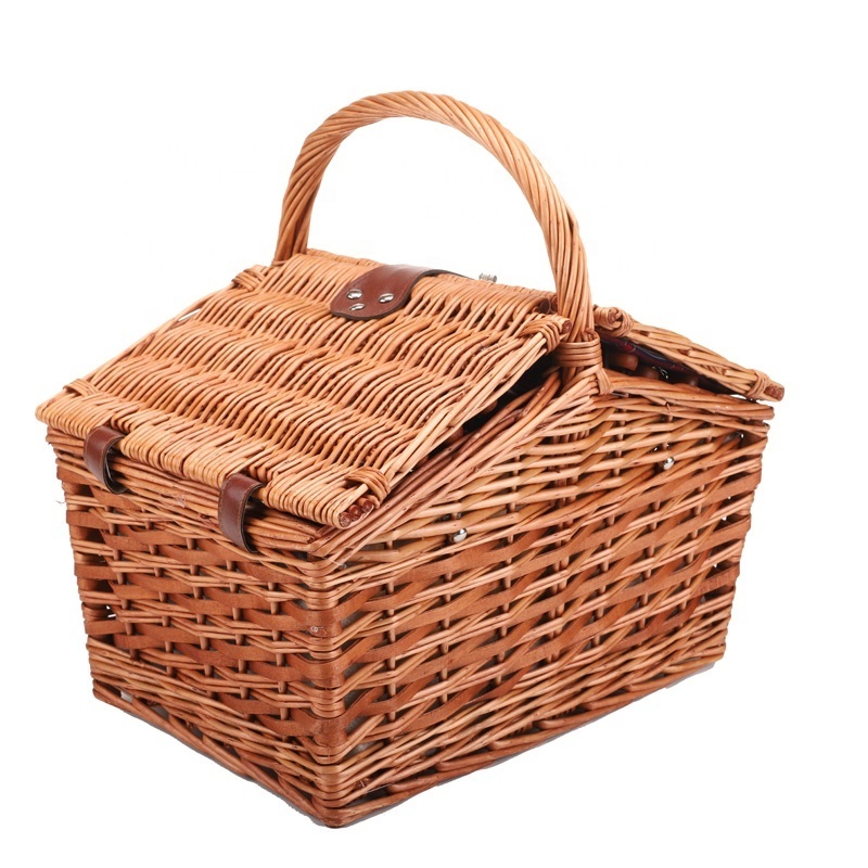 2 Person  wicker picnic baskets set for 2 manufacturers