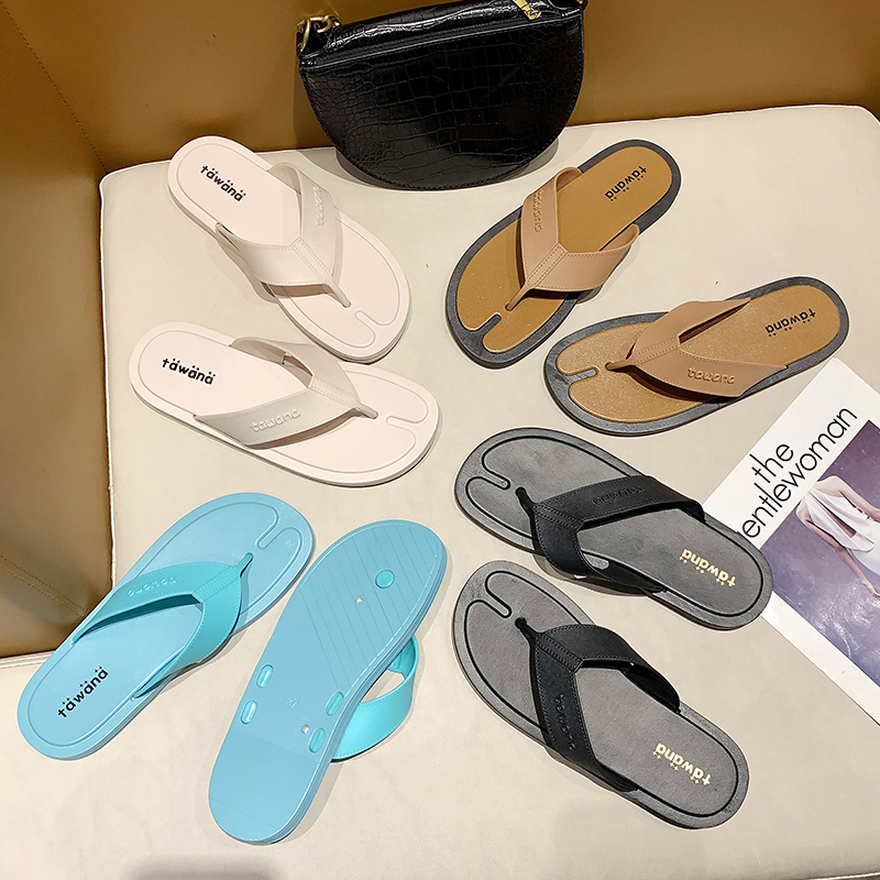 Wholesale women multiple color indoor outdoor flipflops casual summer shoes beach slippers soft flip flop for women