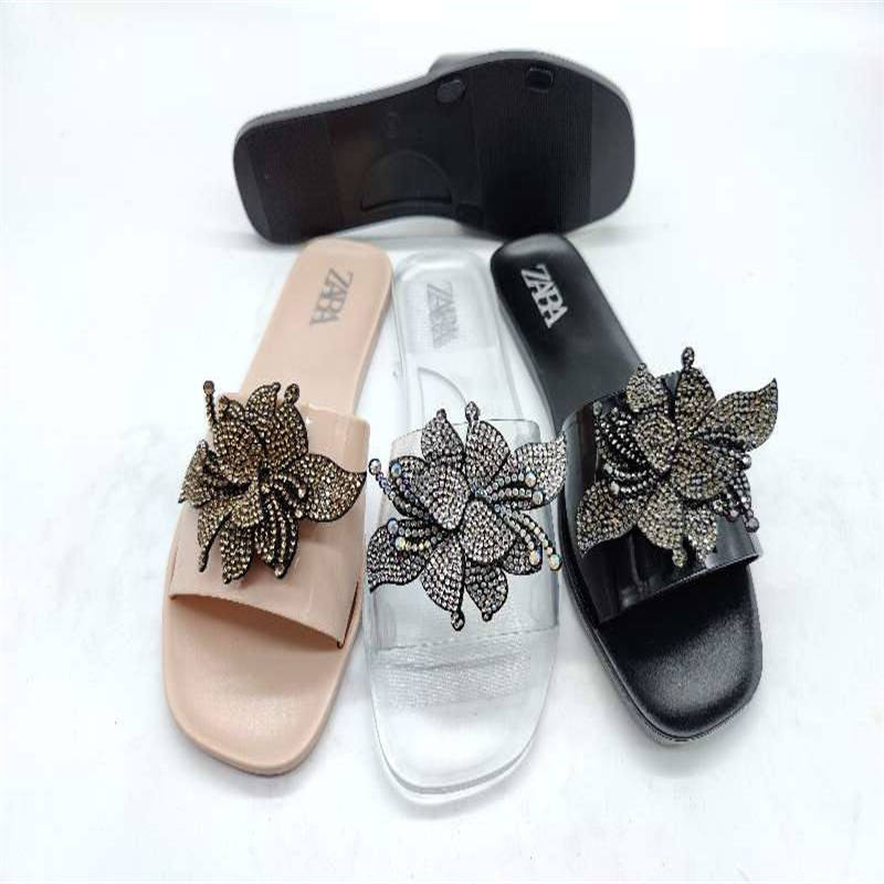 Factory Wholesale Outdoor Women's 2022 Summer New Fashion For Bulk Jelly Slides Sandals