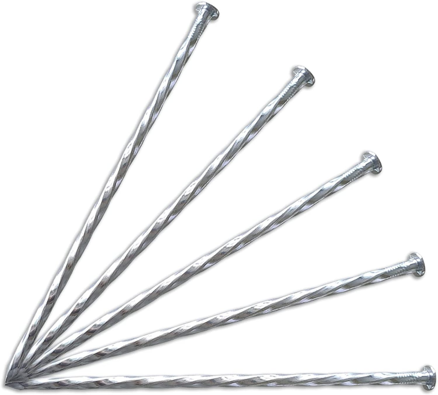 High Quality Galvanized Metal Spiral Nails for Artificial Grass 10 Inch Landscape Nails Stake